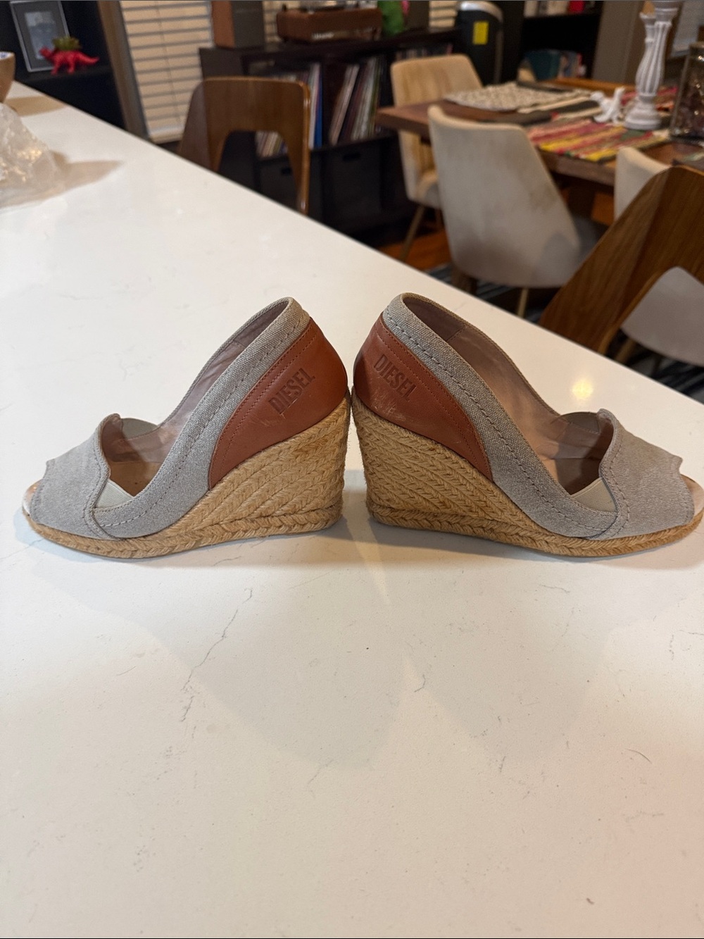 Diesel peep toe wedges - Picture 5 of 8